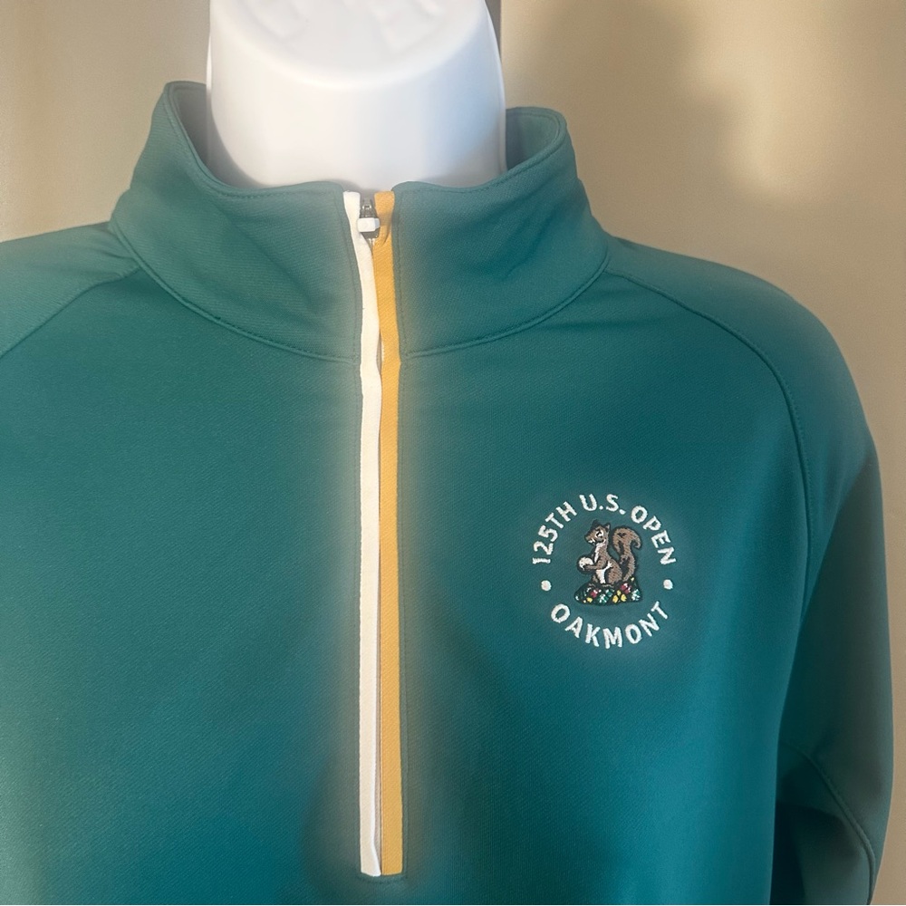 Walter Hagen Womens‎ 125th US Open Oakmont Pullover Top Green Size M (MSRP $80) - Picture 3 of 11